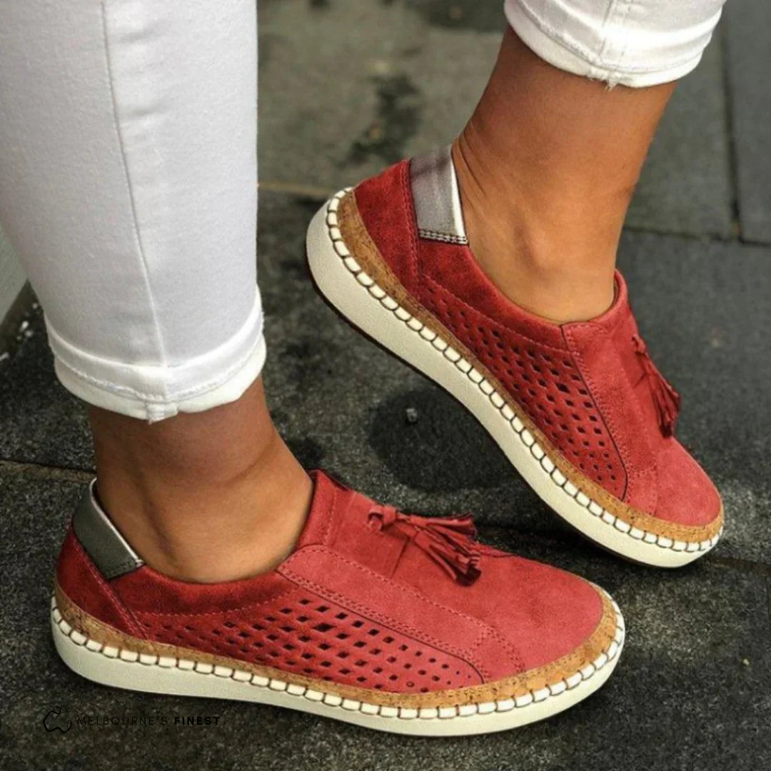 Maeve | Strukturierte Sneakers mit gepolsterter Sohle Damen