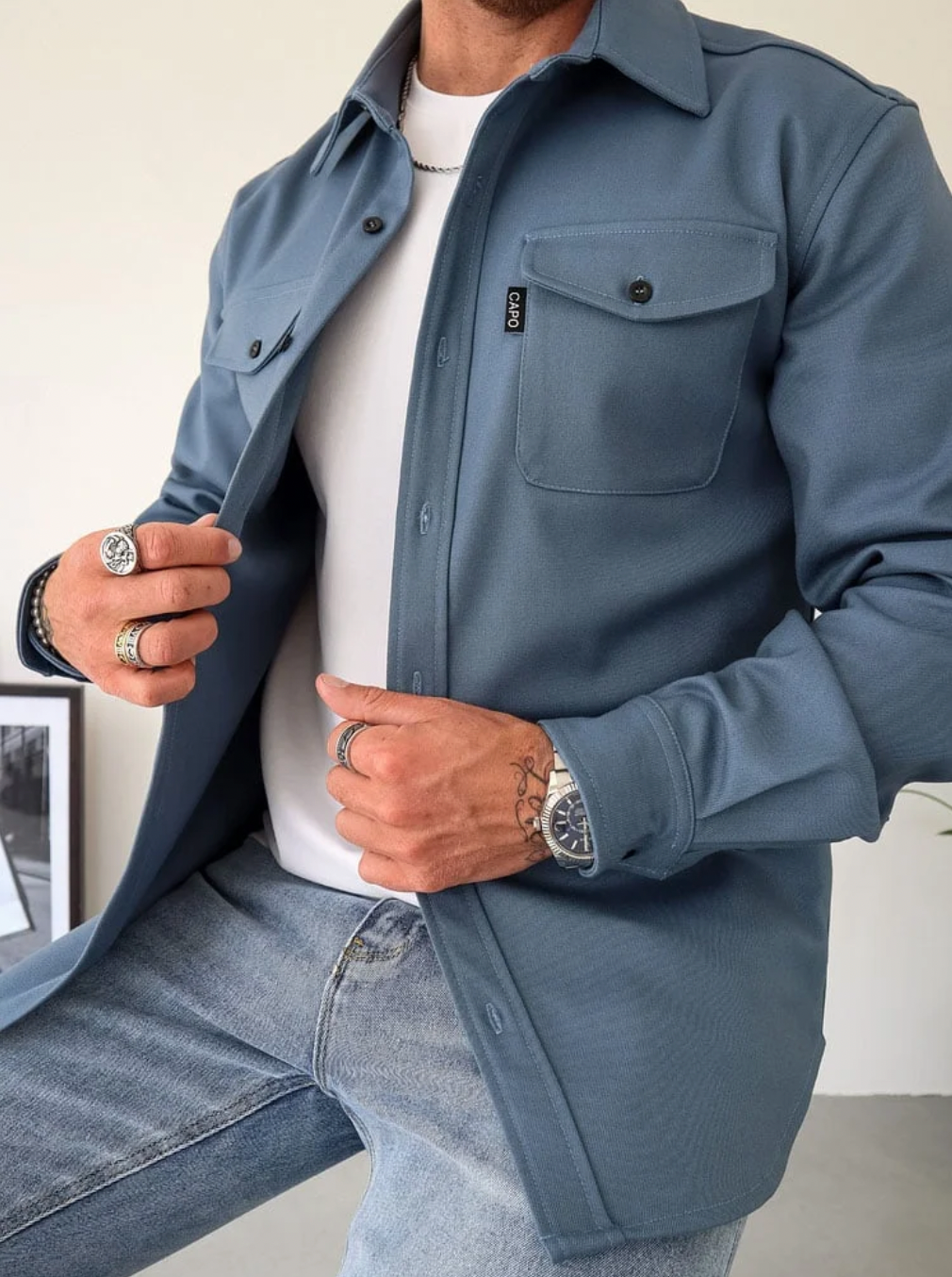 Benjamin | Herren Hemd Kentkragen Langarm Businessstil
