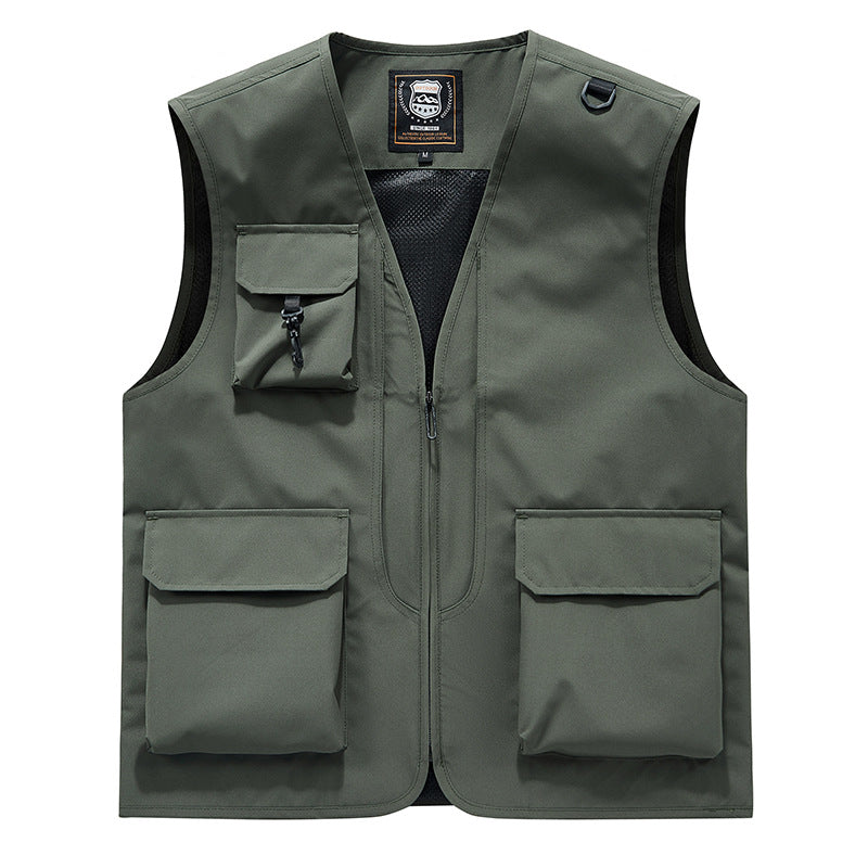 Bjorn | Herren Multifunktionale Utility-Weste mit Mehrfachtaschen