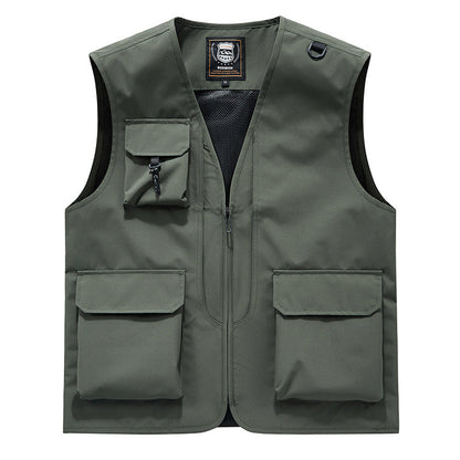 Bjorn | Herren Multifunktionale Utility-Weste mit Mehrfachtaschen