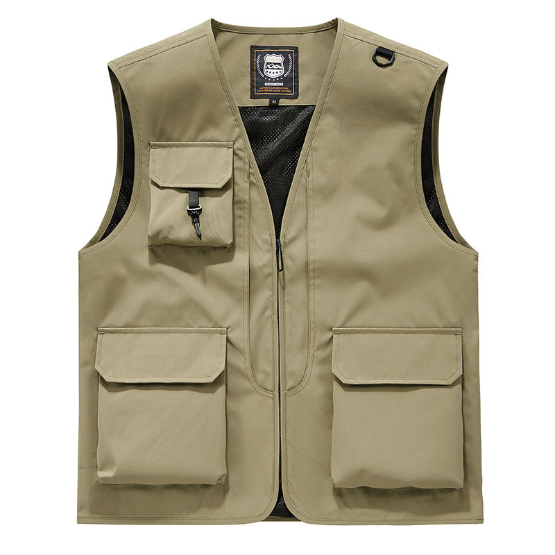 Bjorn | Herren Multifunktionale Utility-Weste mit Mehrfachtaschen