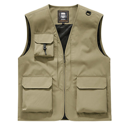 Bjorn | Herren Multifunktionale Utility-Weste mit Mehrfachtaschen