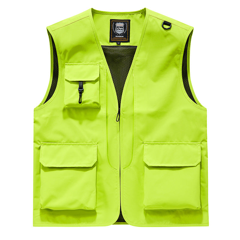 Bjorn | Herren Multifunktionale Utility-Weste mit Mehrfachtaschen