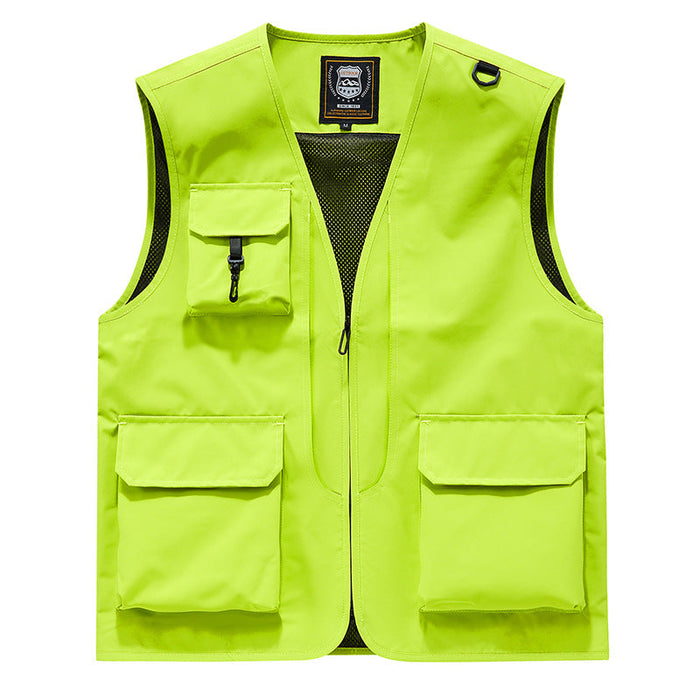 Bjorn | Herren Multifunktionale Utility-Weste mit Mehrfachtaschen