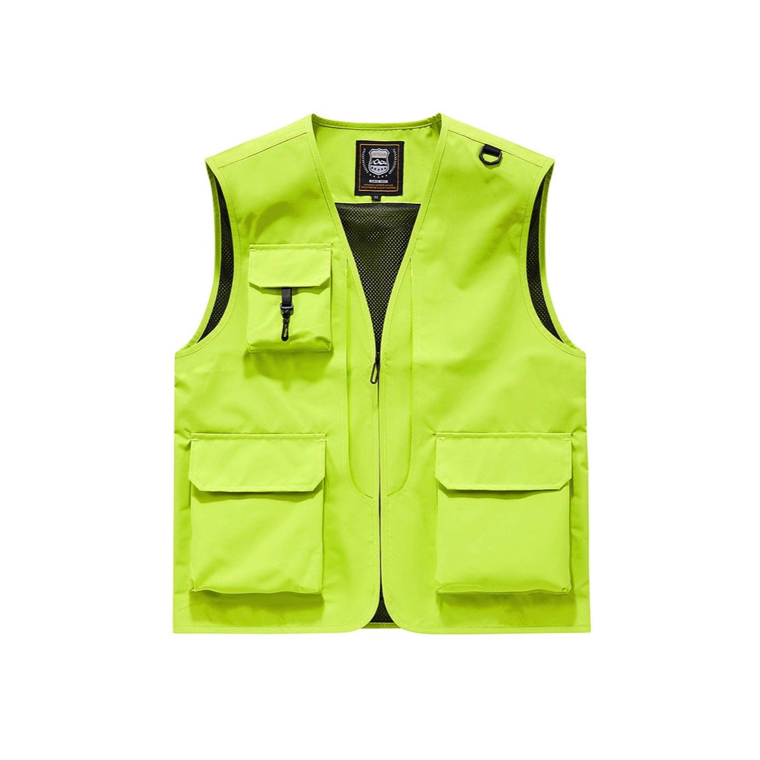Bjorn | Herren Multifunktionale Utility-Weste mit Mehrfachtaschen