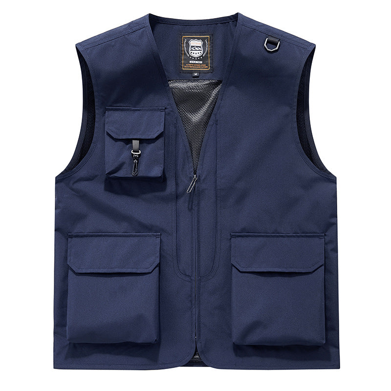 Bjorn | Herren Multifunktionale Utility-Weste mit Mehrfachtaschen