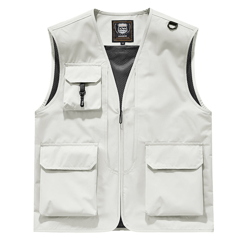 Bjorn | Herren Multifunktionale Utility-Weste mit Mehrfachtaschen