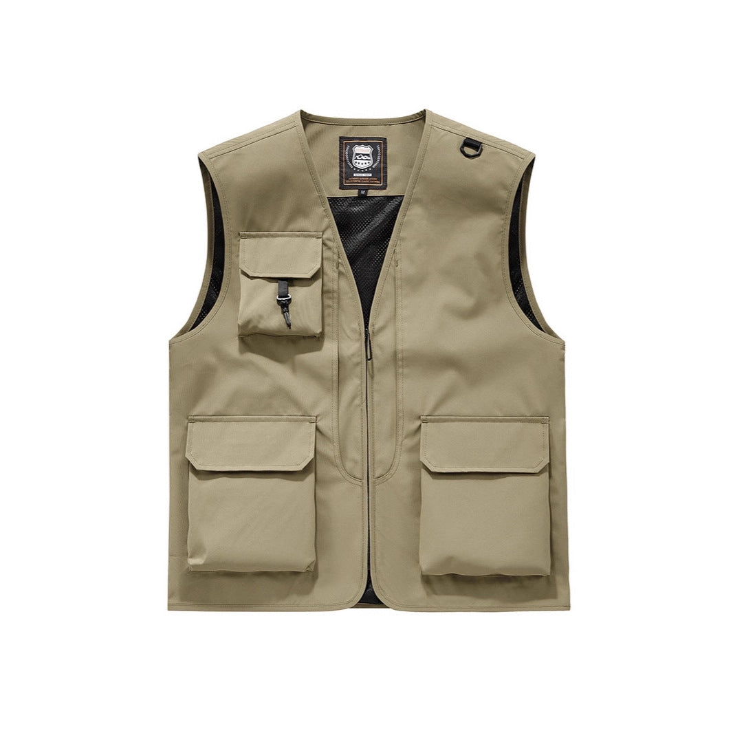 Bjorn | Herren Multifunktionale Utility-Weste mit Mehrfachtaschen