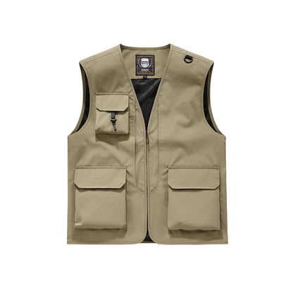 Bjorn | Herren Multifunktionale Utility-Weste mit Mehrfachtaschen