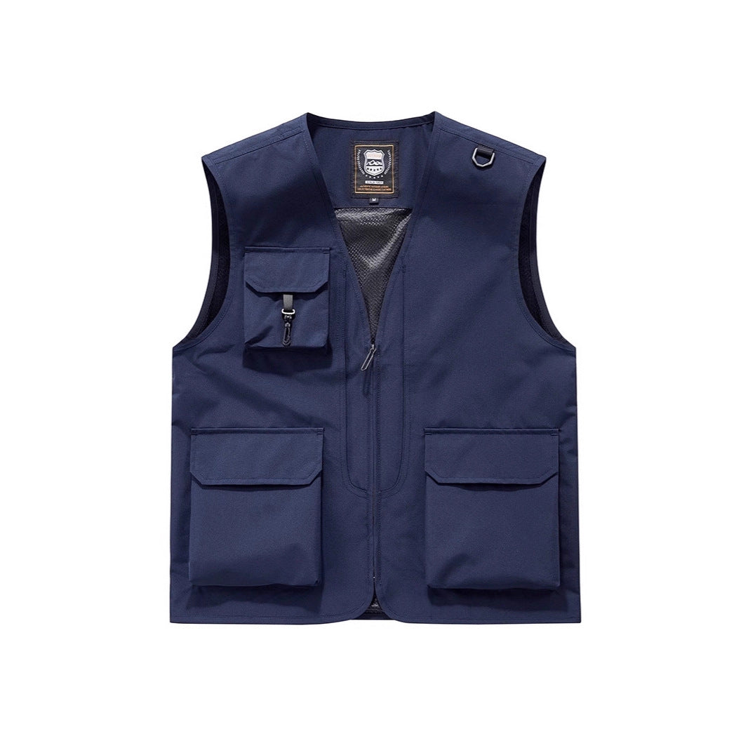 Bjorn | Herren Multifunktionale Utility-Weste mit Mehrfachtaschen
