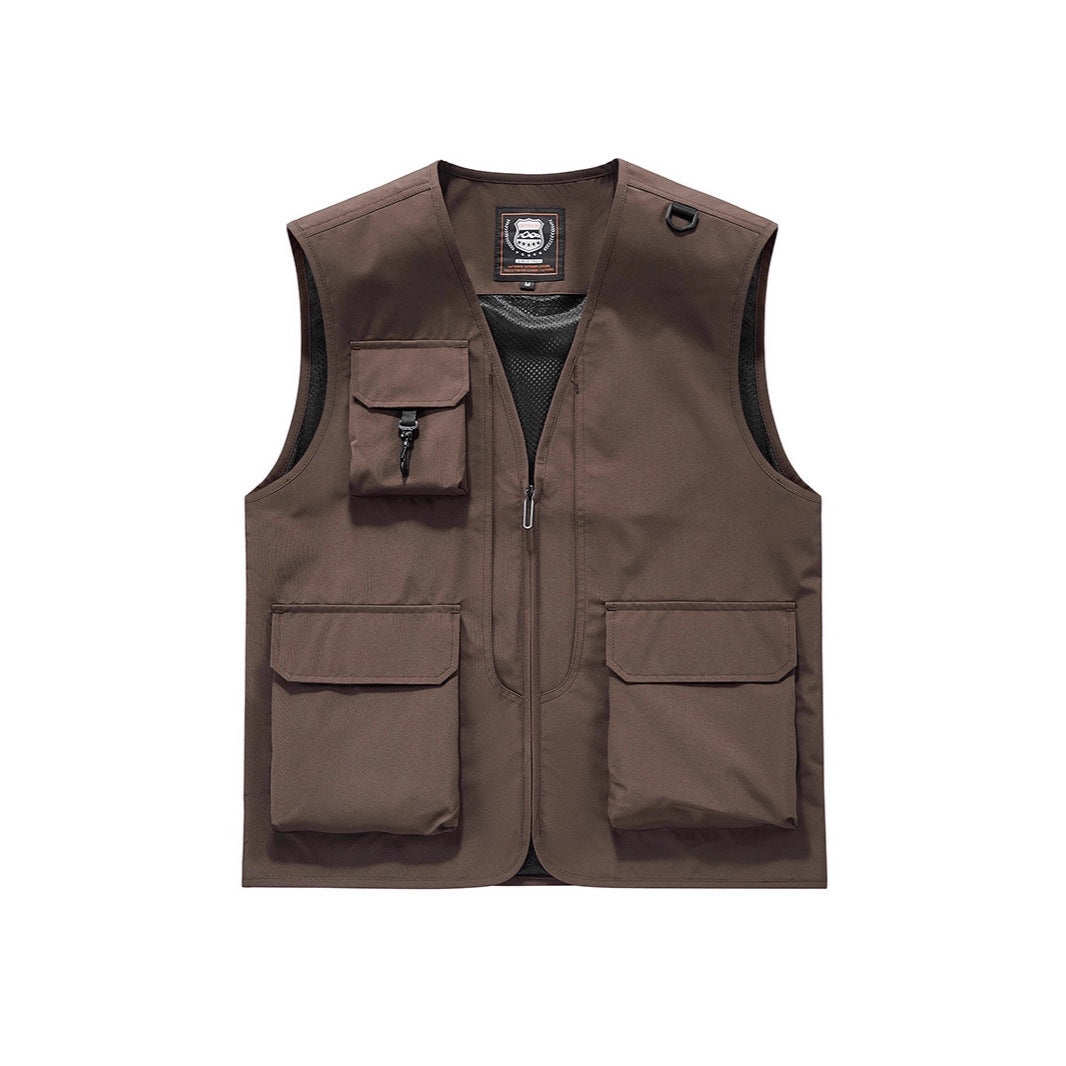 Bjorn | Herren Multifunktionale Utility-Weste mit Mehrfachtaschen