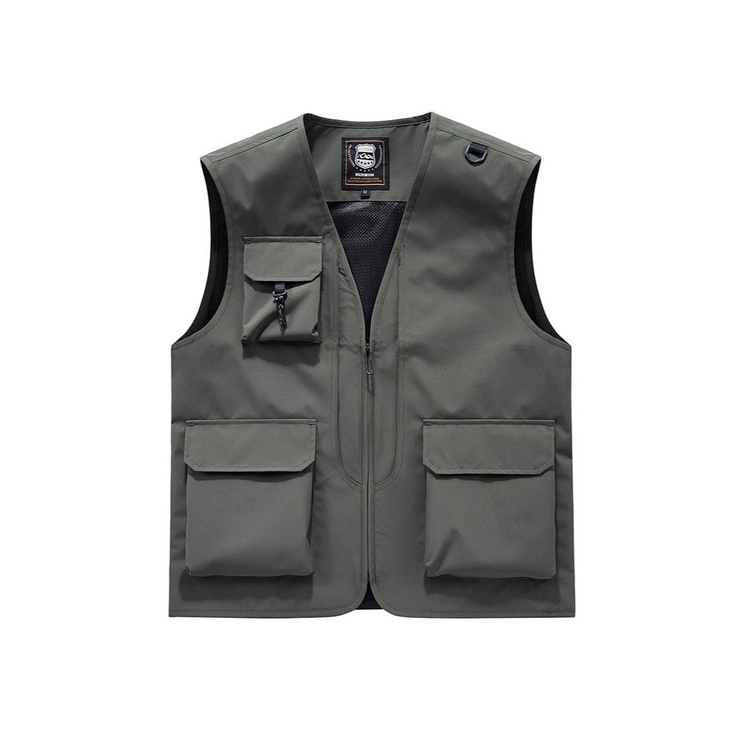 Bjorn | Herren Multifunktionale Utility-Weste mit Mehrfachtaschen