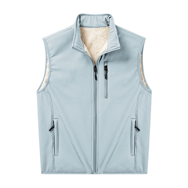 Boris | Herren Softshell-Weste mit Stehkragen und Reißverschluss