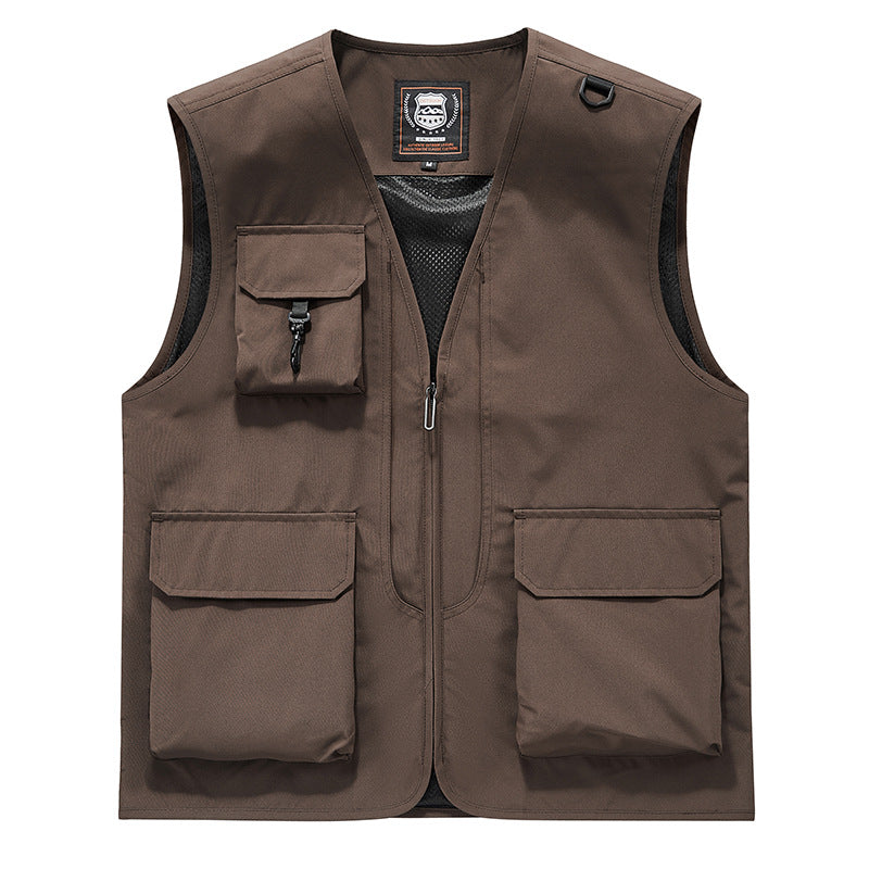 Bjorn | Herren Multifunktionale Utility-Weste mit Mehrfachtaschen