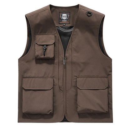 Bjorn | Herren Multifunktionale Utility-Weste mit Mehrfachtaschen