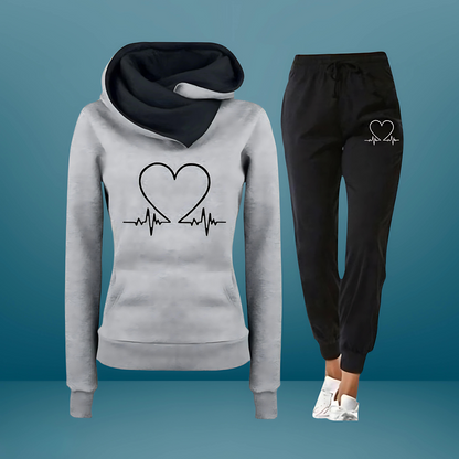Bianca | Oversized Kapuzenpullover Jogginghose Set für Damen