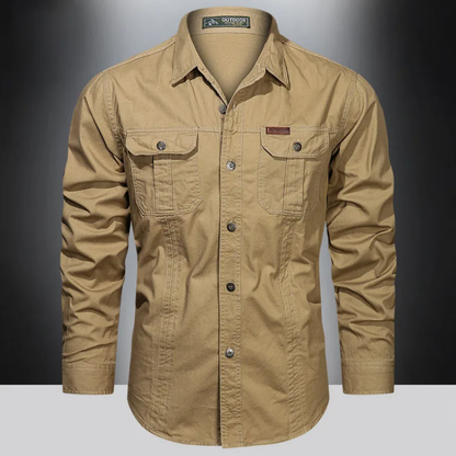Job | Herren Outdoor Hemd Langarm mit Brusttaschen