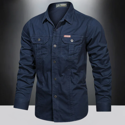 Job | Herren Outdoor Hemd Langarm mit Brusttaschen