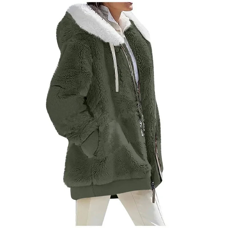 Catharina | Winterjacke Damen Oversized Kapuzenjacke