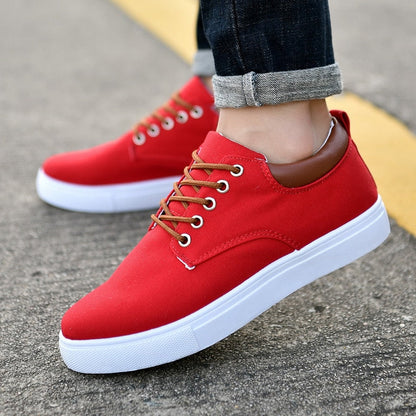 Lars Robuste Herren Sneakers mit weißer Sohle