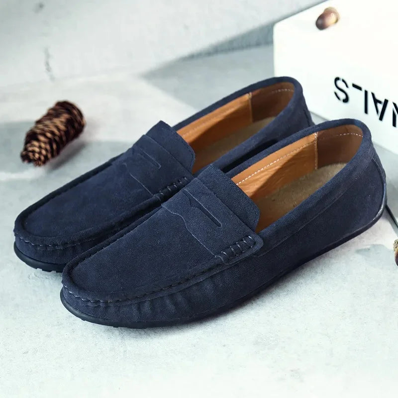 Damen Loafers mit Penny-Steg zum Reinschlüpfen