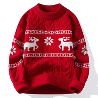 Colby | Weihnachtspullover Rentier Norwegermuster Herren