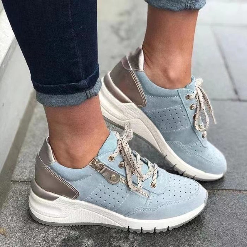 Linnea | Bequeme Sneaker mit Reißverschluss für Damen