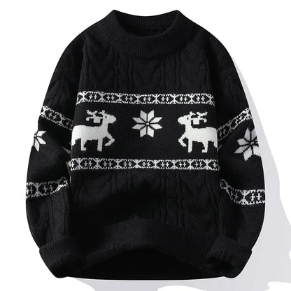 Colby | Weihnachtspullover Rentier Norwegermuster Herren