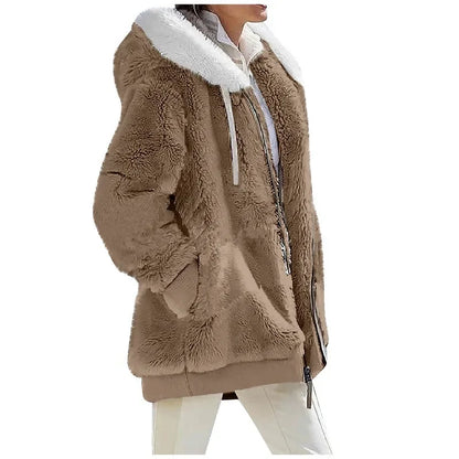 Catharina | Winterjacke Damen Oversized Kapuzenjacke