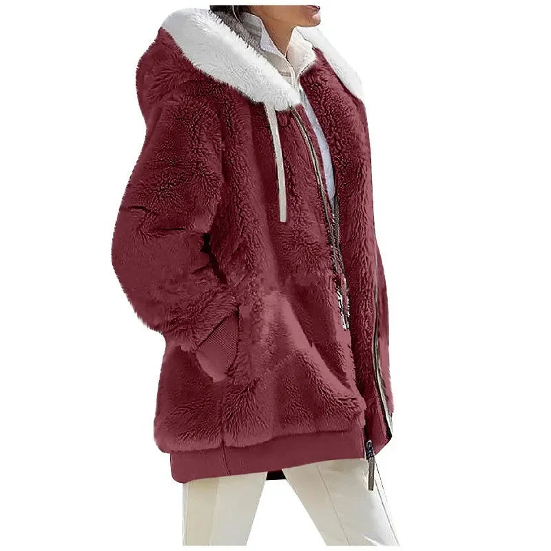 Catharina | Winterjacke Damen Oversized Kapuzenjacke