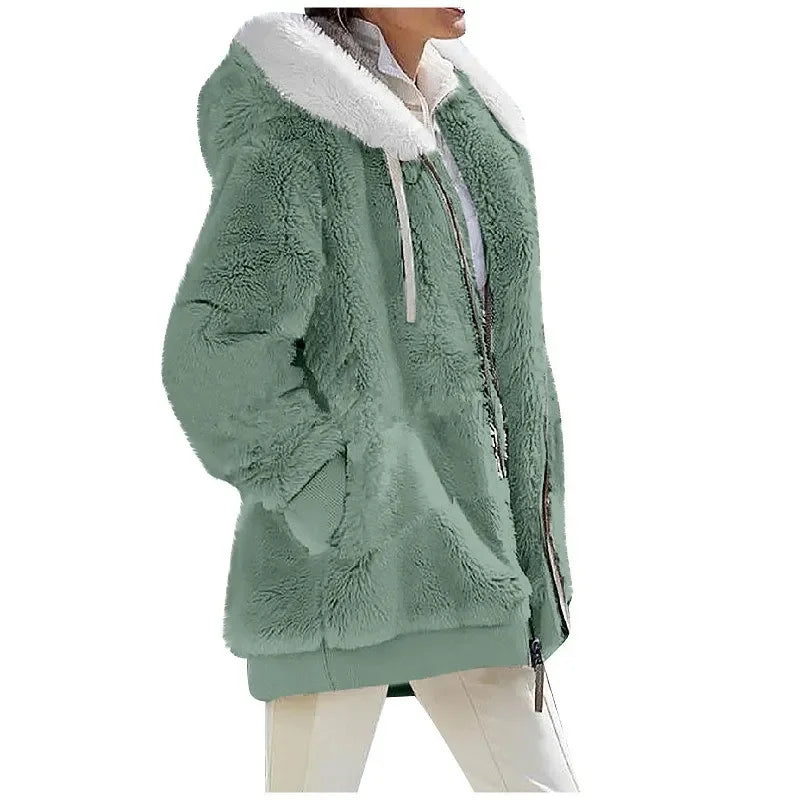 Catharina | Winterjacke Damen Oversized Kapuzenjacke