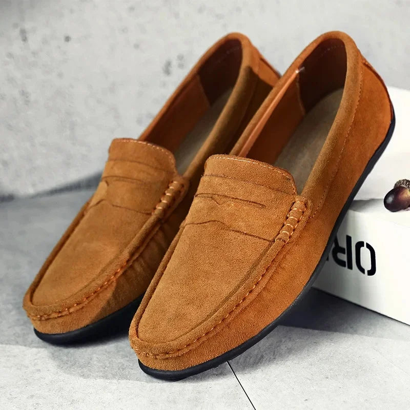 Damen Loafers mit Penny-Steg zum Reinschlüpfen