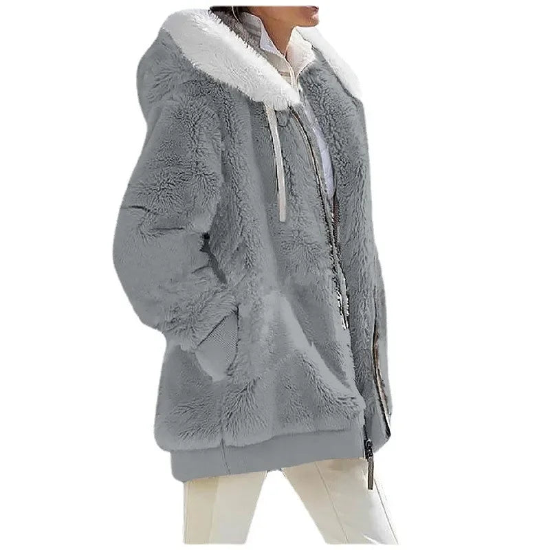 Catharina | Winterjacke Damen Oversized Kapuzenjacke