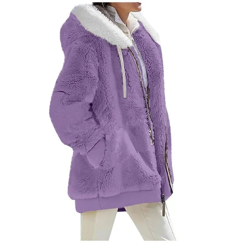 Catharina | Winterjacke Damen Oversized Kapuzenjacke