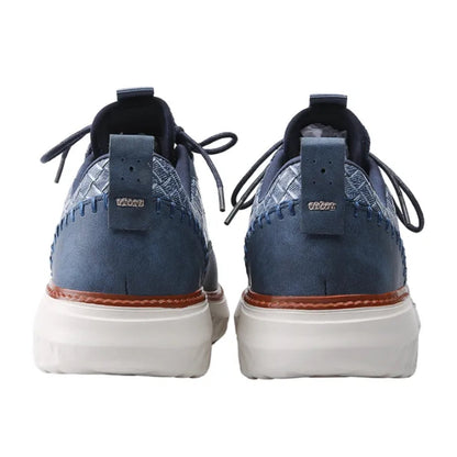 Egon | Herren Brogue Sneaker mit breiter Passform, Schnürung