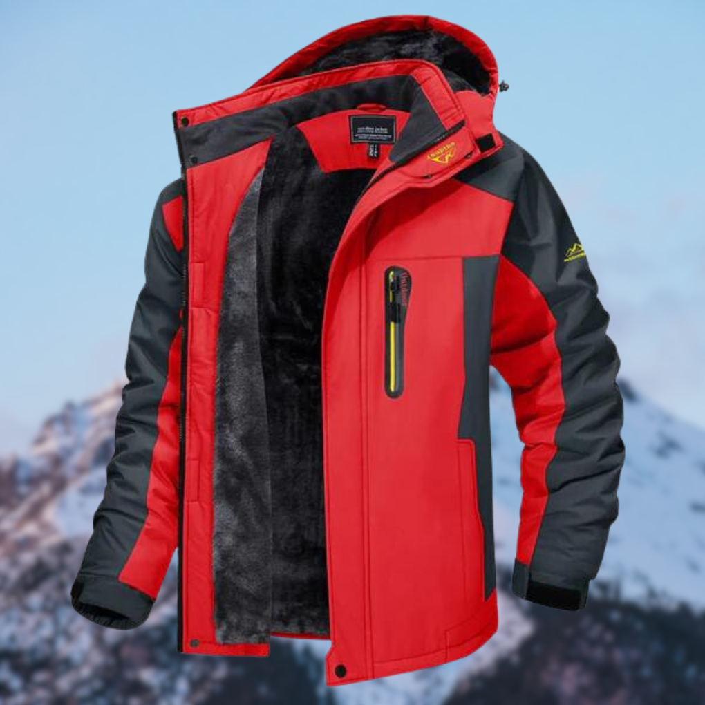 Felix Wasserdichter Winter Mantel mit Kapuze für Herren