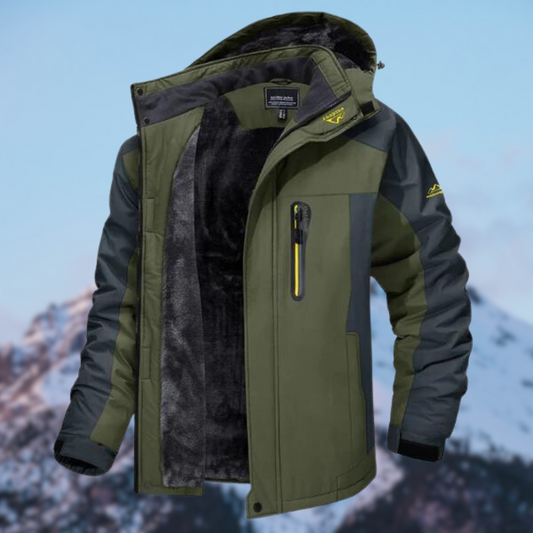 Felix Wasserdichter Winter Mantel mit Kapuze für Herren