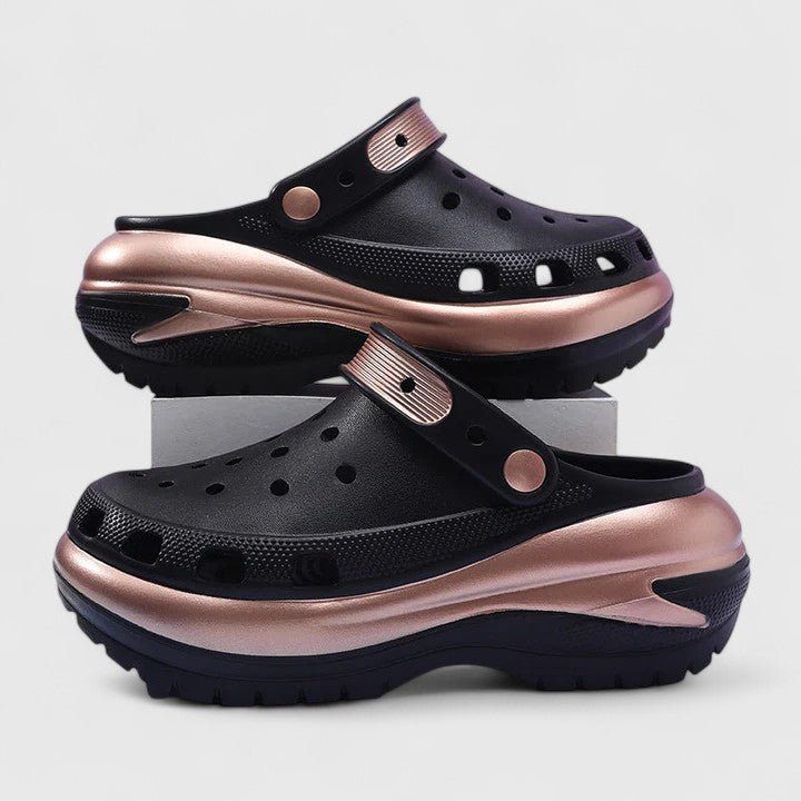 Ravena Sandalen mit Plateau und Fersenriemen