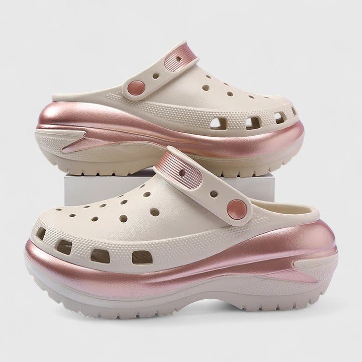 Ravena Sandalen mit Plateau und Fersenriemen