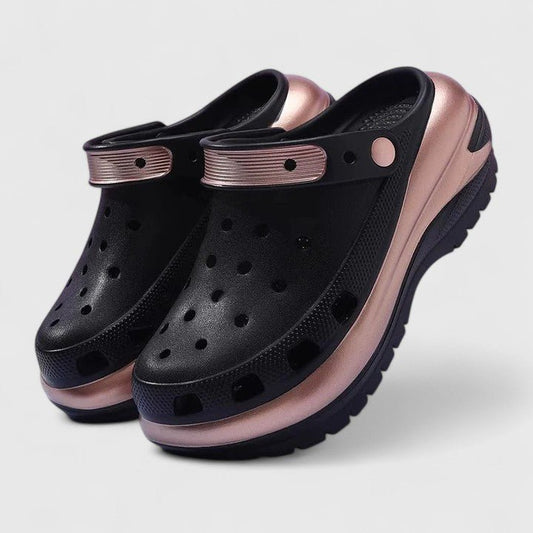 Ravena Sandalen mit Plateau und Fersenriemen