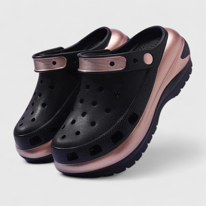 Ravena Sandalen mit Plateau und Fersenriemen