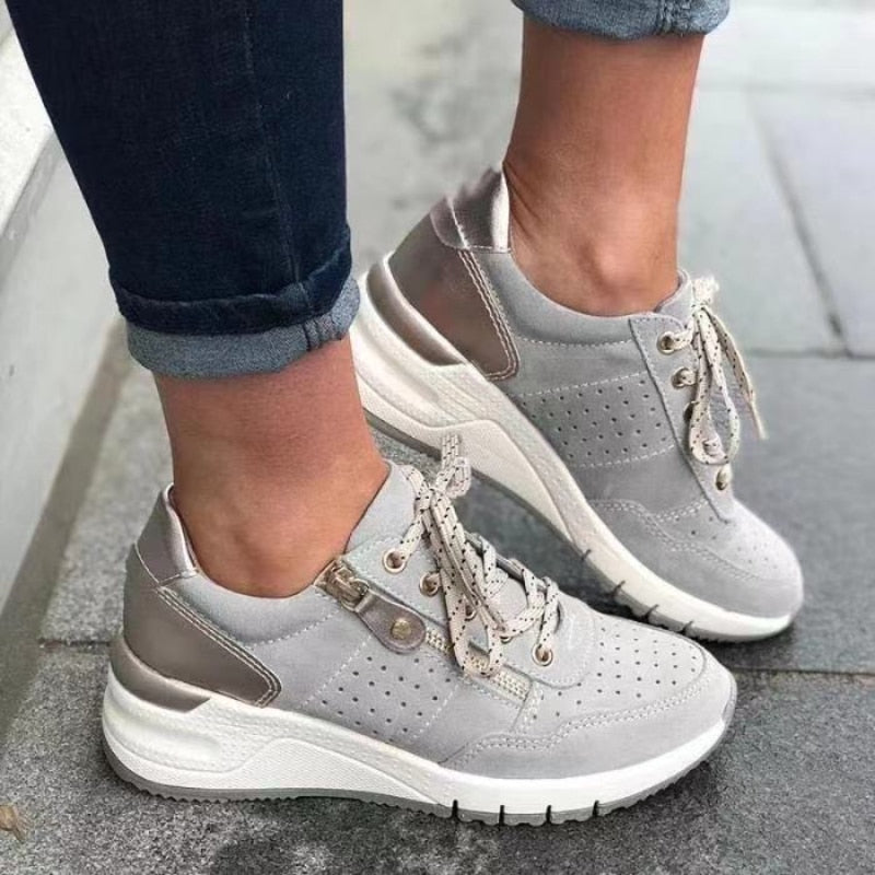 Linnea | Bequeme Sneaker mit Reißverschluss für Damen