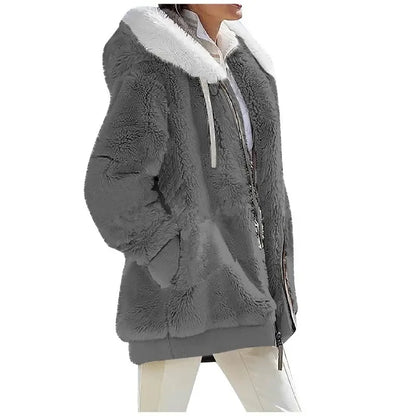 Catharina | Winterjacke Damen Oversized Kapuzenjacke