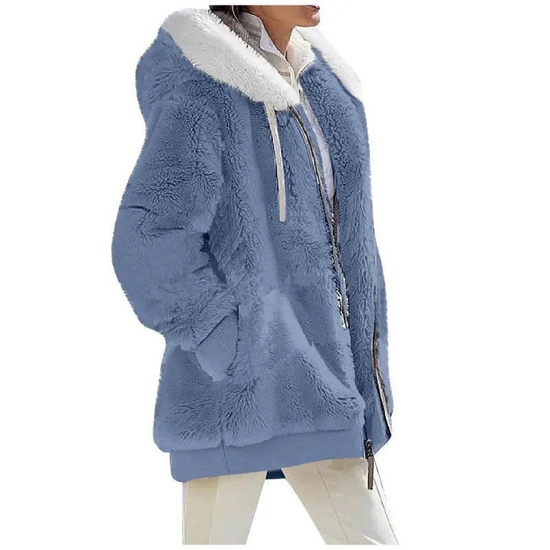 Catharina | Winterjacke Damen Oversized Kapuzenjacke