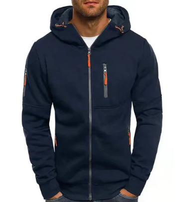 Erik | Herren Reißverschluss Fleecejacke mit Seitentaschen