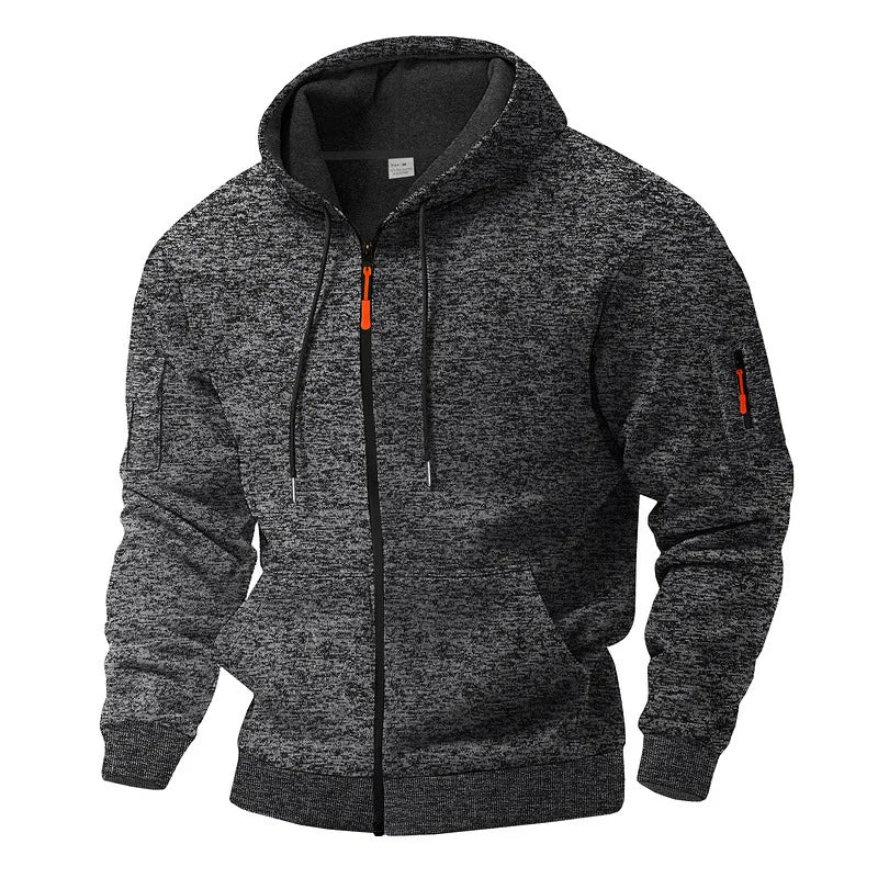 Emil | Herren Fleecejacke mit Reißverschluss und Taschen