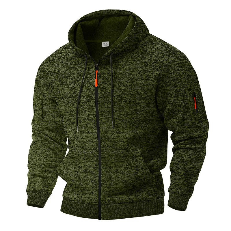 Emil | Herren Fleecejacke mit Reißverschluss und Taschen