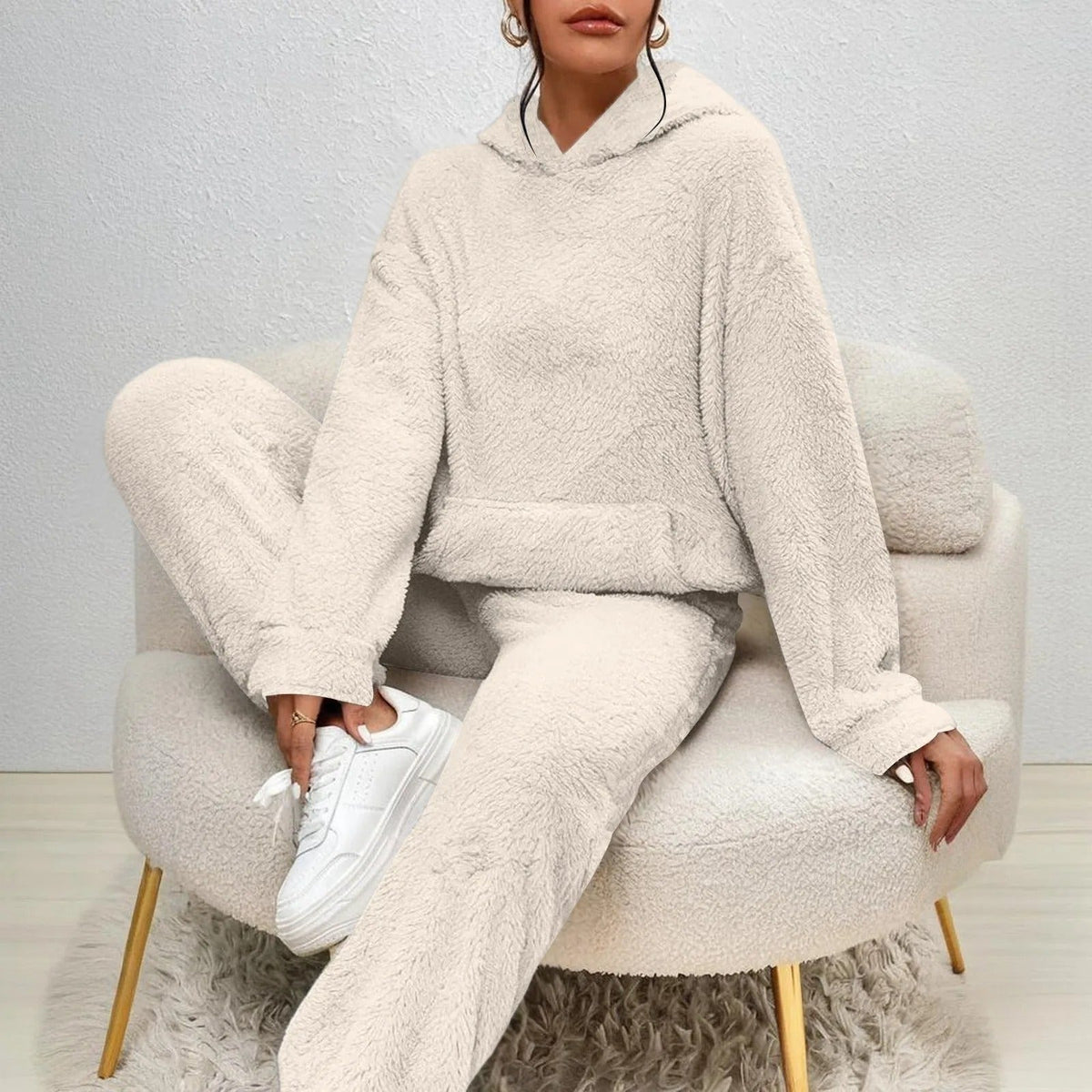 Alessia | Zweiteiliges Loungewear Set mit Taschen für Damen
