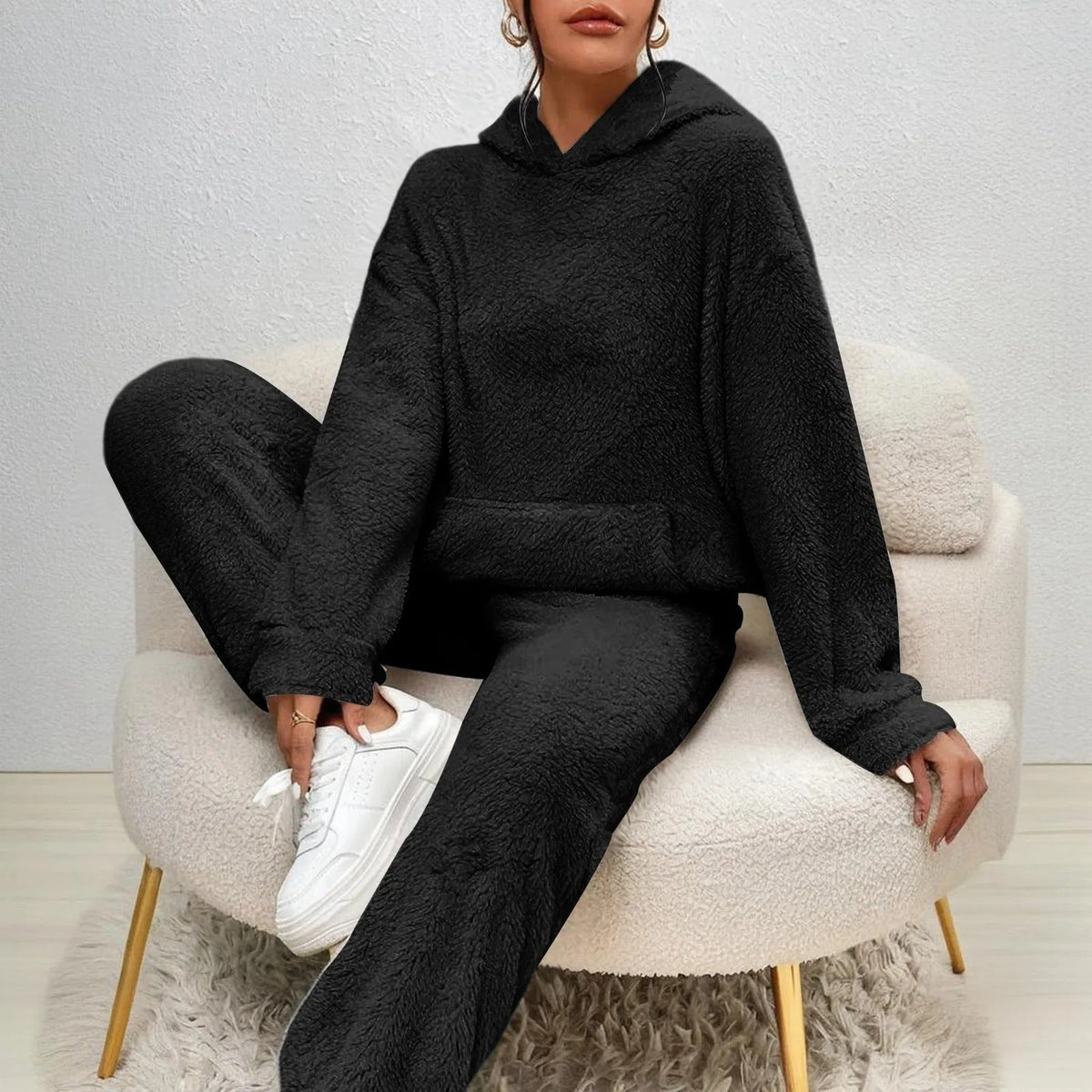 Alessia | Zweiteiliges Loungewear Set mit Taschen für Damen