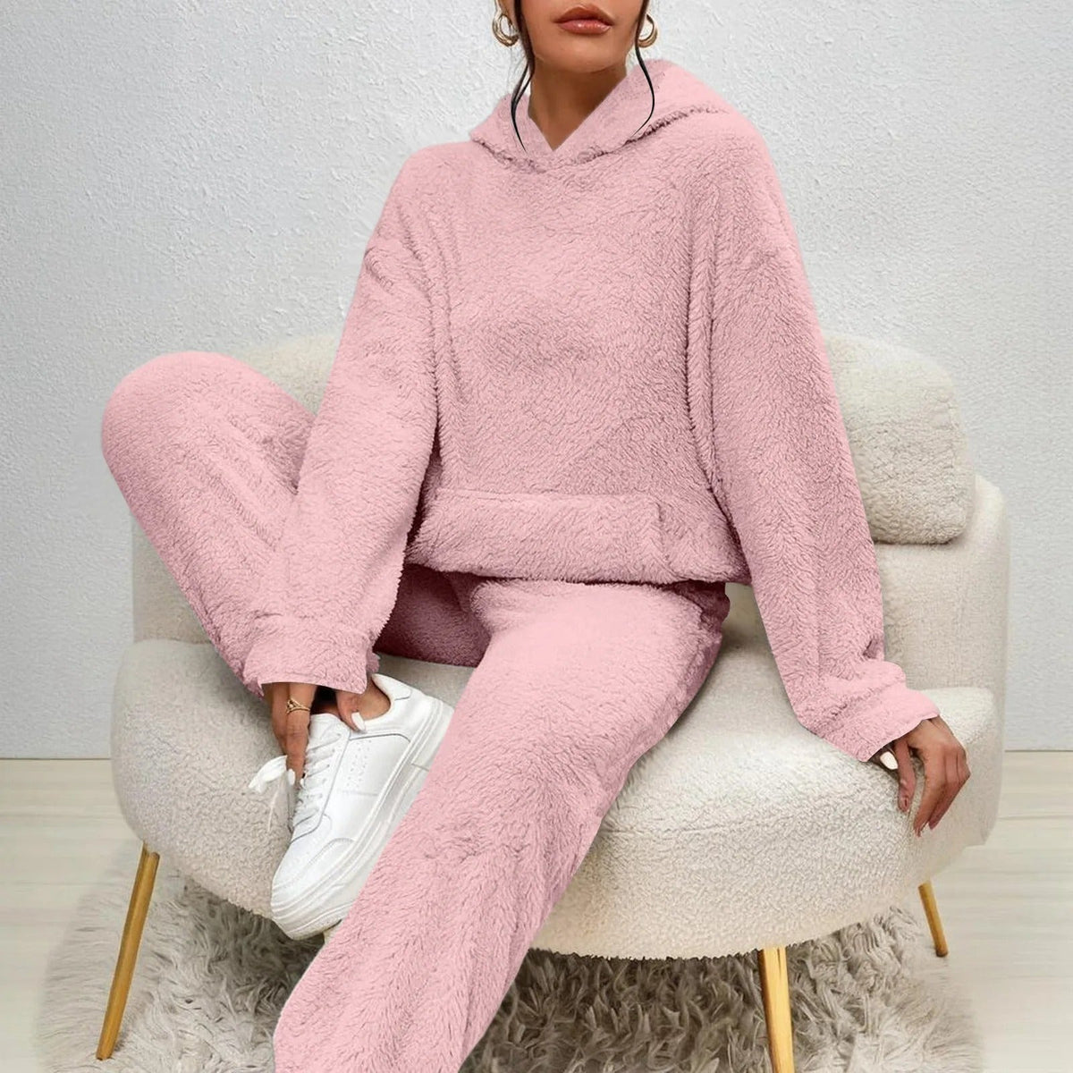 Alessia | Zweiteiliges Loungewear Set mit Taschen für Damen